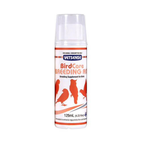  VETSENSE BIRDCARE BREEDING AID LIQUID 125ML – Pet Bites Illustration 