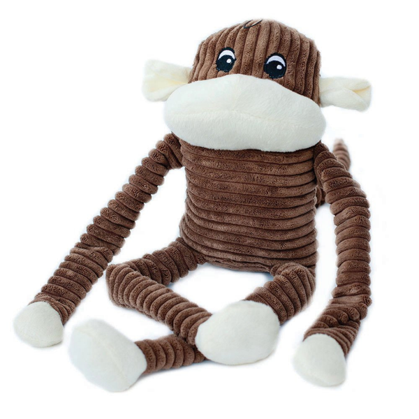 Zippypaws Spencer The Crinkle Monkey - Large Brown