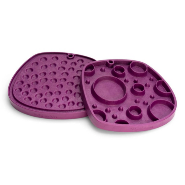 West Paw Feast Mat - Bubbles Tropic Red