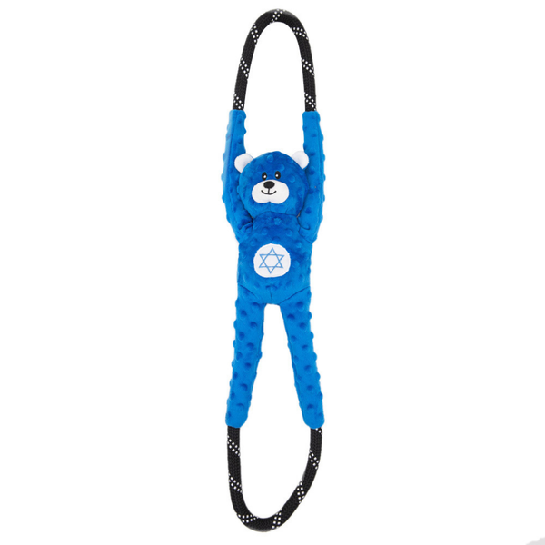 ZIPPYPAWS HANUKKAH ROPETUGZ - BEAR