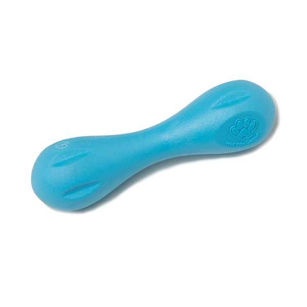 WEST PAW HURLEY TOUGH FETCH TOY - X-SMALL - AQUA