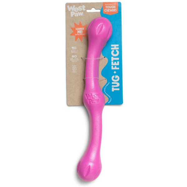 WEST PAW ZWIG TUG TOY - HOT PINK