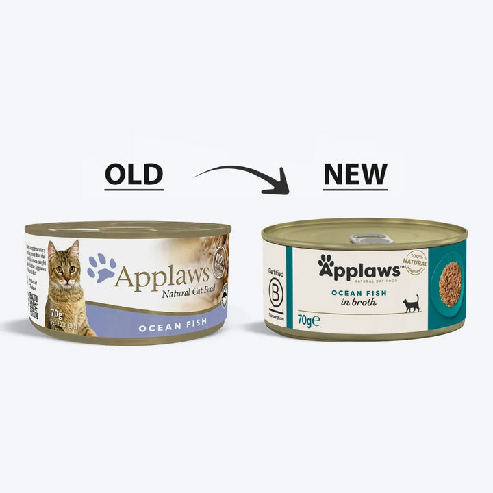 APPLAWS CAT TIN OCEAN FISH 70G 24PK 