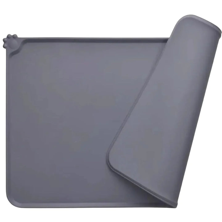 All Fur You Silicone Pet Feeding Mat Grey