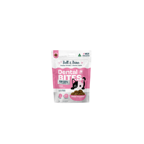 Bell Bone Cat Dental Bites Tuna Spirulina 80g