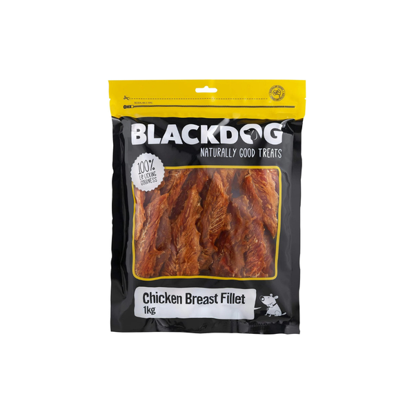 BLACK DOG CHICKEN BREAST FILLETS 1KG