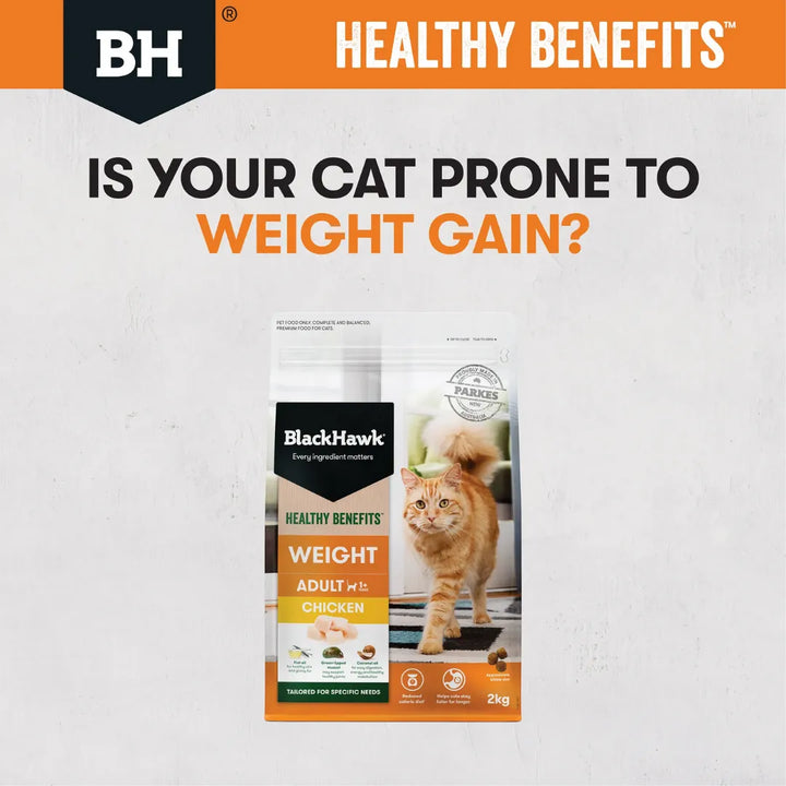 BLACK HAWK CAT HEALTHY BENEFITS W/MANAGEMENT CHKN 