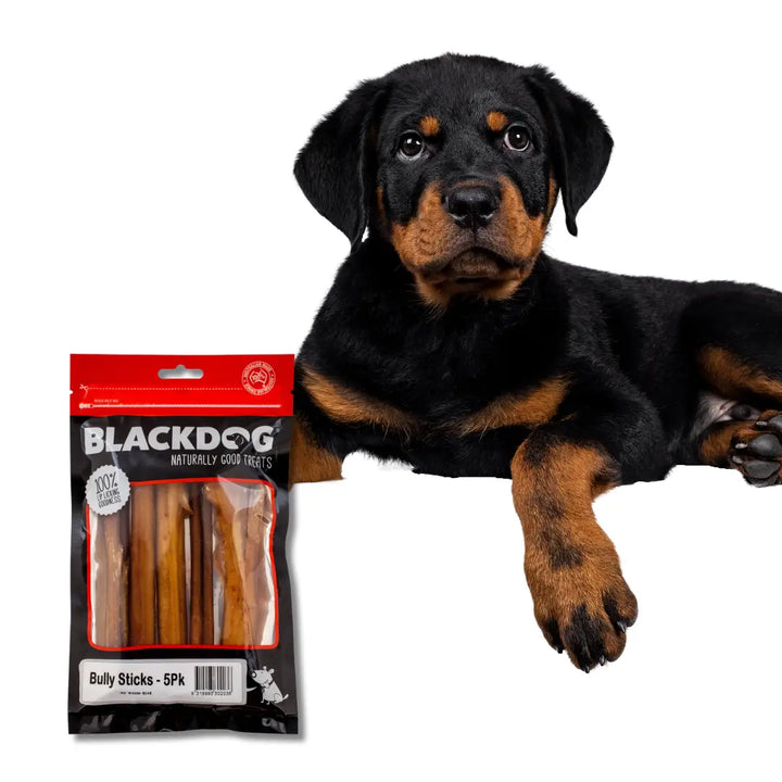 Black Dog Bully Sticks 5 Pack