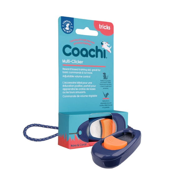 COACHI MULTI-CLICKER NAVY & CORAL