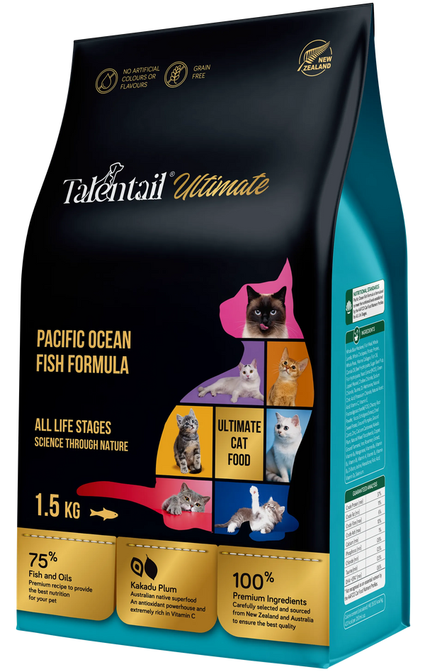 TALENTAIL ULTIMATE PACIFIC OCEAN FISH CAT FOOD 1.5KG