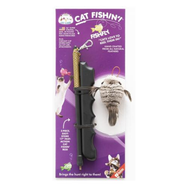 Cat Lures Cat Fishin Rod Teaser - Fishfly Zebra Fish