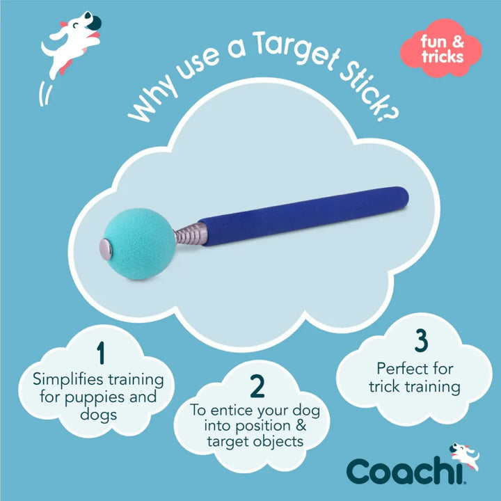 Coachi Target Stick Navy & Light Blue infor