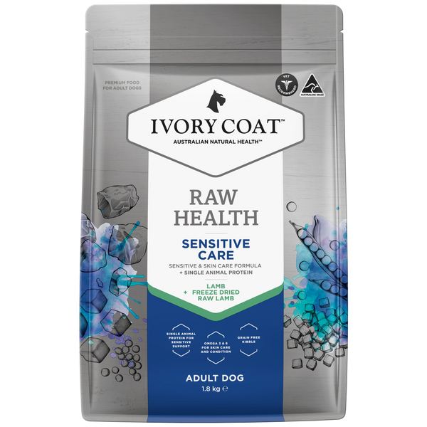 IVORY COAT RAW HEALTH DOG SENSITIVE CARE 1.8KG