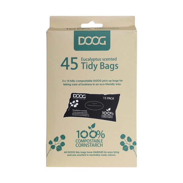 Doog Compostable Bags - 45 Bags (3pk x 15)