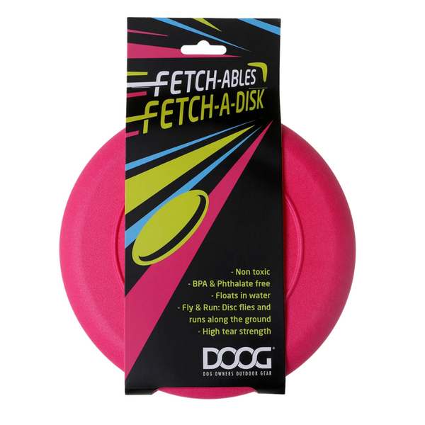 DOOG FETCHABLES FETCH A DISC - PINK