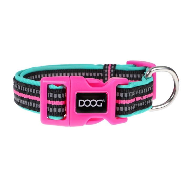 Doog Neoprene Dog Collar Rin Tin Tin (Neon) - Medium
