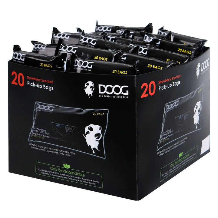 DOOG Pick Up Bags 60pk – Biodegradable & Strong