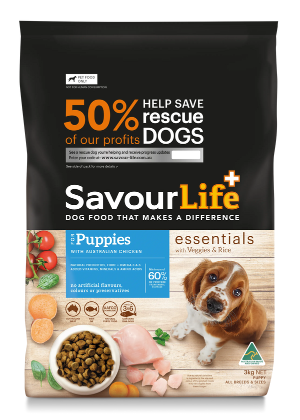 SAVOURLIFE ESSENTIALS PUPPY CHICKEN 3KG
