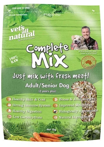VETS ALL NATURAL COMPLETE MIX ADULT SENIOR 1KG