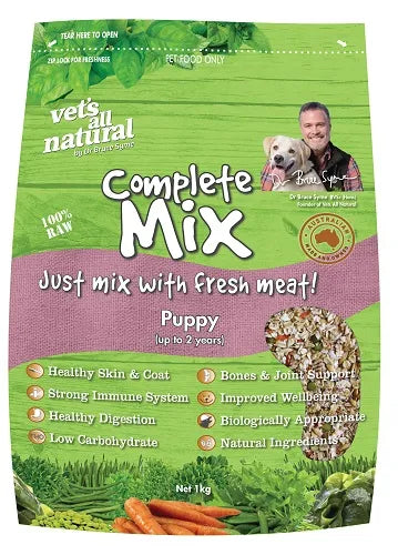 VETS ALL NATURAL COMPLETE MIX PUPPY 1KG