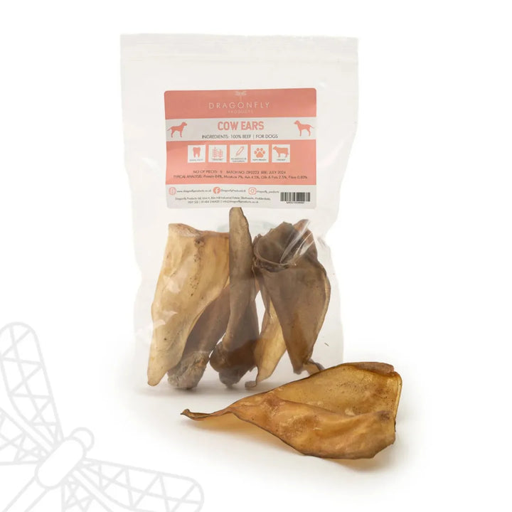 Dried Cow Ears For Dogs - Preservative Free oy