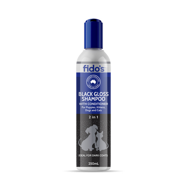 FIDO'S BLACK GLOSS SHAMPOO 250ML