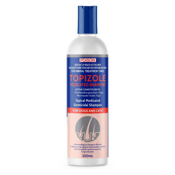 FIDO'S TOPIZOLE MEDICATED SHAMPOO 250ML