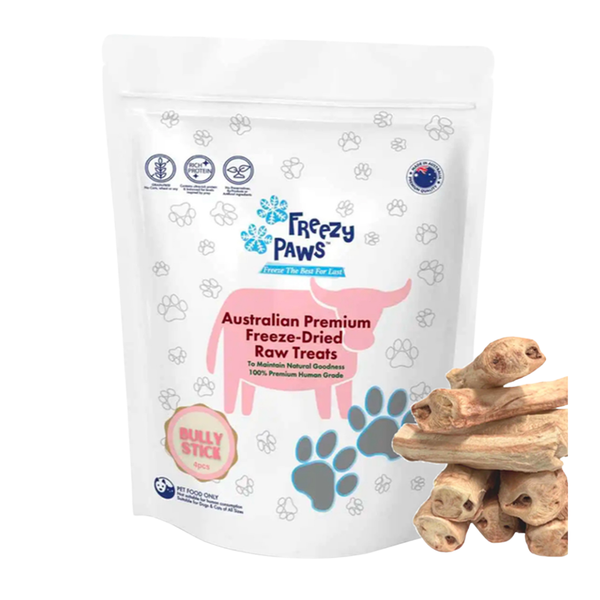 Freezy Paws Freeze-Dried Bully Stick 8pk
