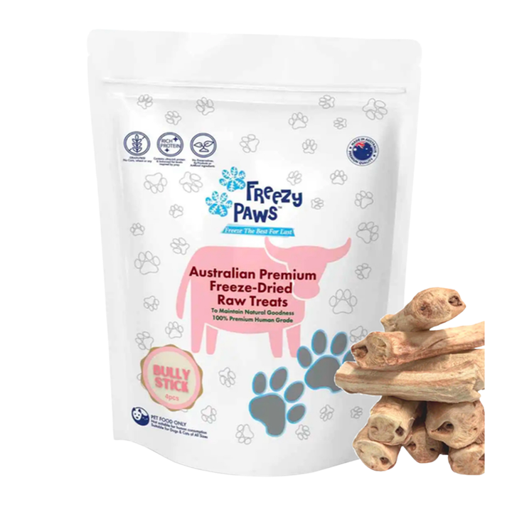 Freezy Paws Freeze-Dried Bully Stick 8pk