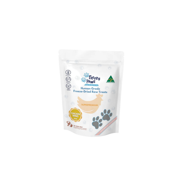 FREEZY PAWS FREEZE DRIED CHICKEN WING TREATS 100G