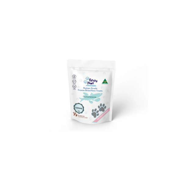 FREEZY PAWS FREEZE DRIED WHOLE SARDINE TREATS 80G