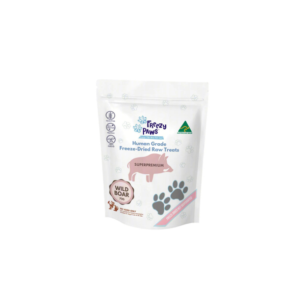 FREEZY PAWS FREEZE DRIED WILD BOAR TREATS 70G