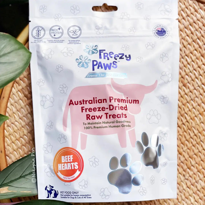 Freezy Paws Freeze-Dried Beef Heart Treats