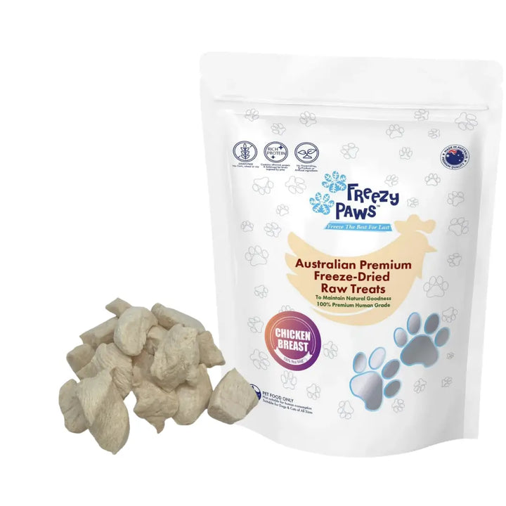 Freezy Paws Freeze Dried Chicken Breast Treats 100g 2