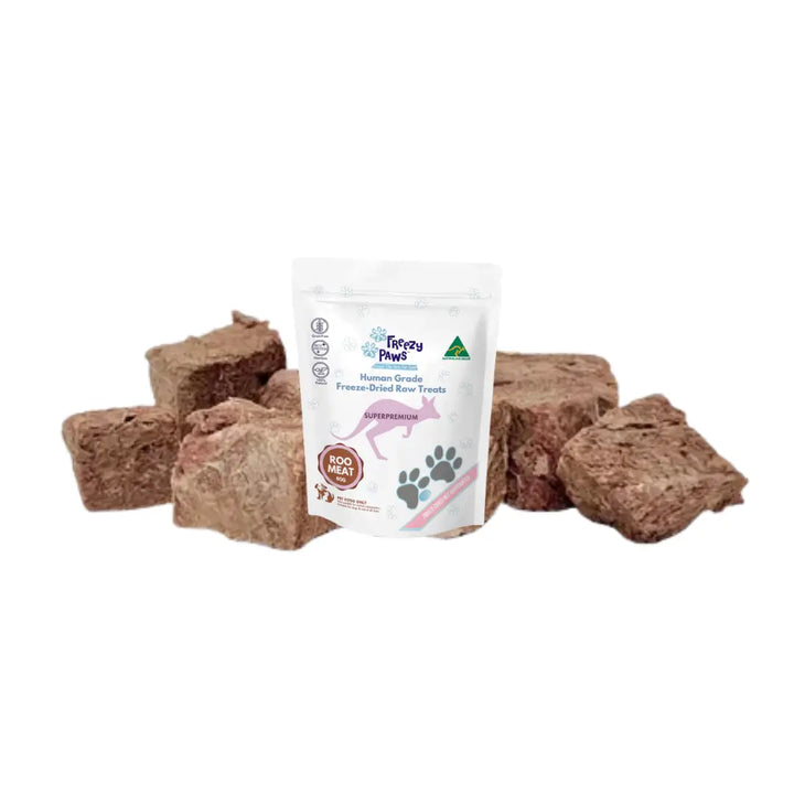 Freezy Paws Freeze Dried Kangaroo Meat Treats 80g 2