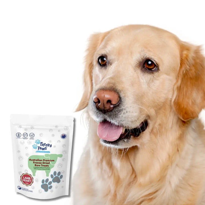 Freezy Paws Freeze Dried Lamb Heart Treats 100g