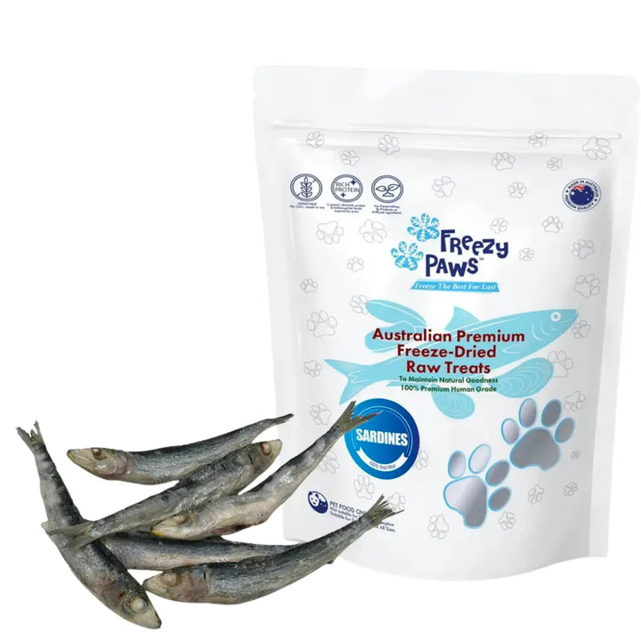 Freezy Paws Freeze Dried Whole Sardine Treats