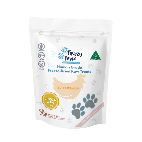 Freezy Paws Freeze Dried Chicken Wing Treats 100g