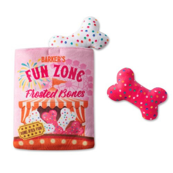 FRINGE STUDIO PLUSH BURROW FUN ZONE BONES