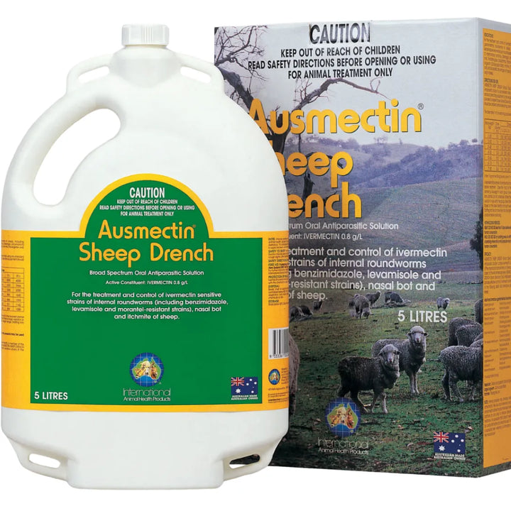 IAH AUSMECTIN SHEEP DRENCH ORAL 5L