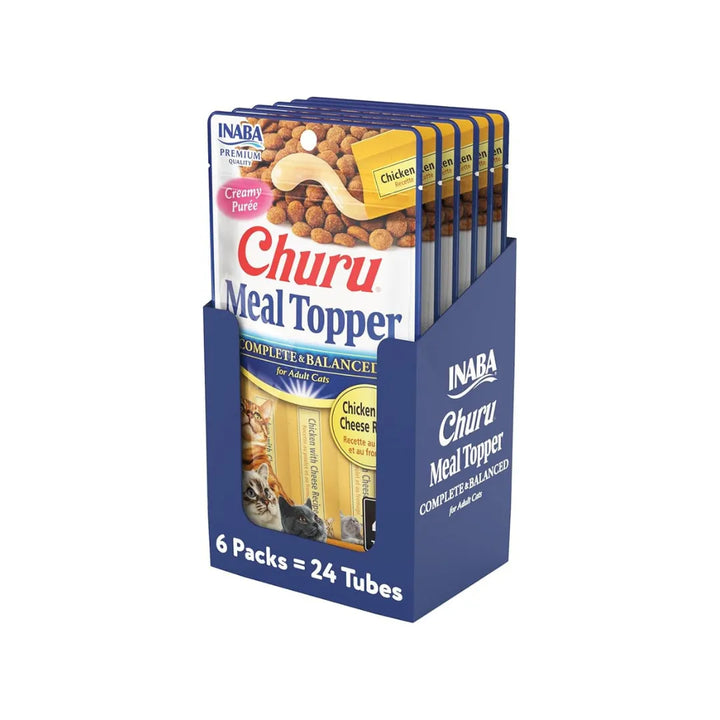 INABA CAT CHURU MEAL TOPPER CHICKEN 56G 6PK