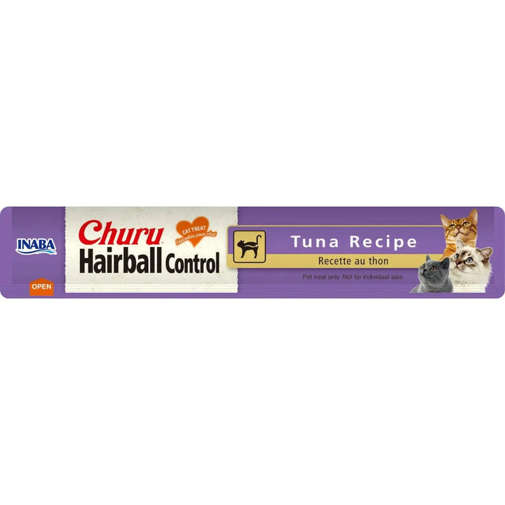 INABA CAT CHURU PUREE HAIRBALL CONTROL TUNA 
