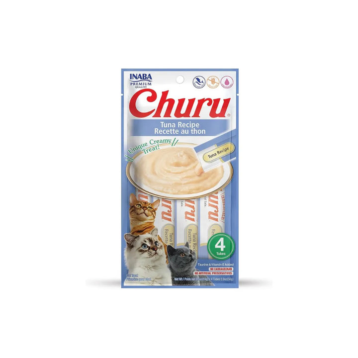 INABA CAT CHURU PUREE TUNA WITH CHICKEN 56G 6PK