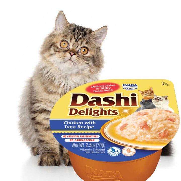 Inaba Dashi Delights Cup Chicken Tuna 70G 6Pk