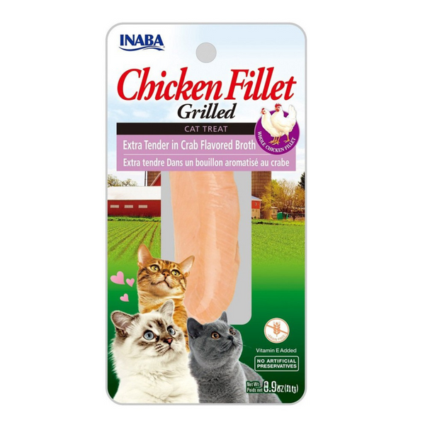 Inaba Cat Grld Chk Flt Ex Ten Crab Broth 15g 6pk(Om6)