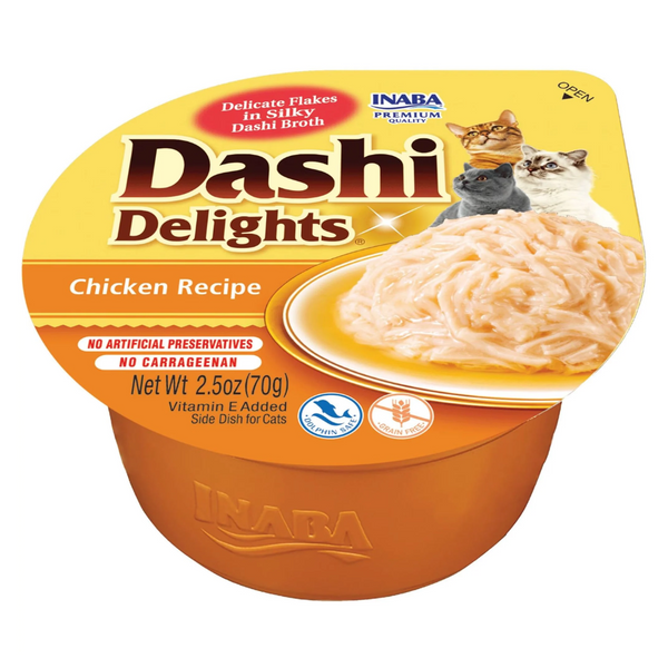INABA DASHI DELIGHTS CUP CHICKEN 70G 6PK(OM6)