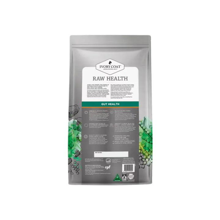 IVORY COAT RAW HEALTH DOG GUT HEALTH 1.8KG back