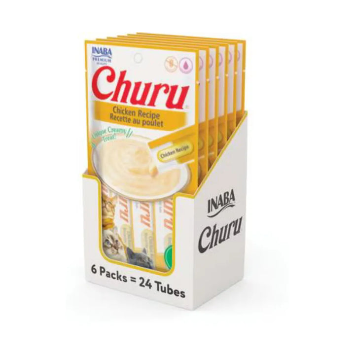 Inaba Cat Churu Puree Chicken Varieties 50pk Box packs