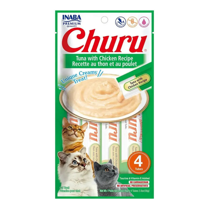 Inaba Cat Churu Puree Tuna Chicken Varieties