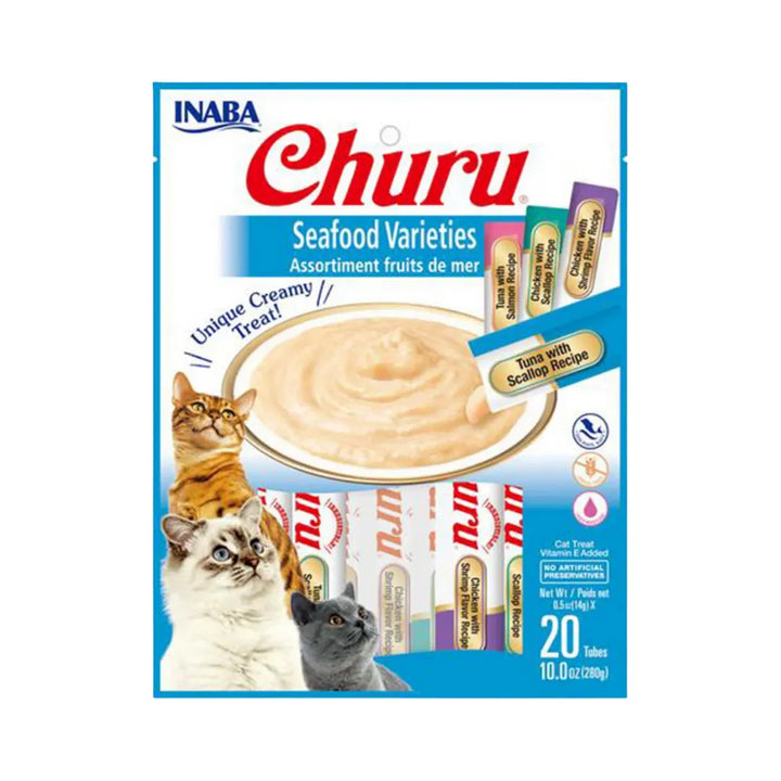 Inaba Cat Churu Puree Tuna Seafood Varieties